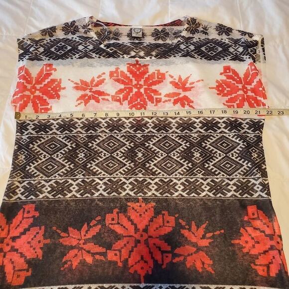 𝅺Sun and moon medium womens floral sheer blouse new without tags - Picture 5 of 8